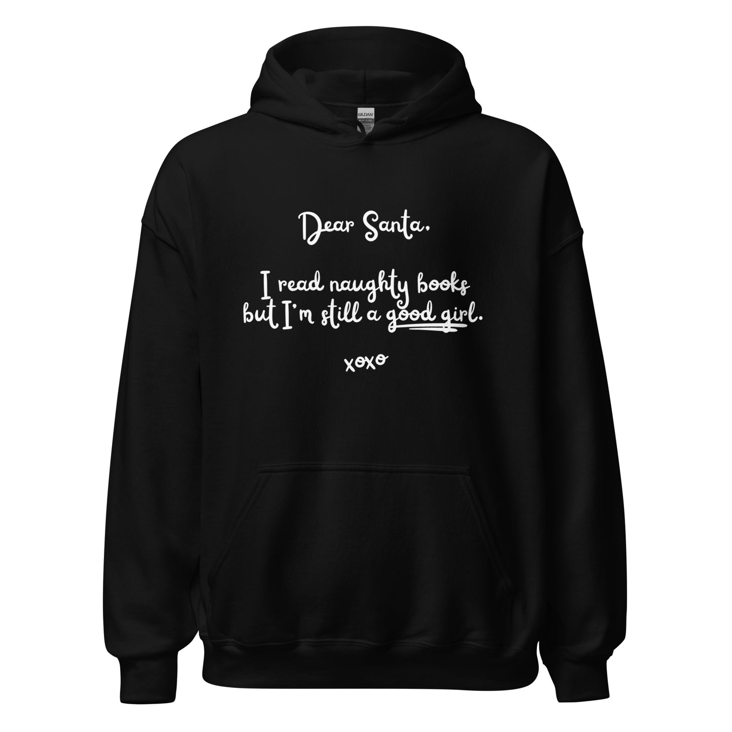 naughty books, good girl hoodie