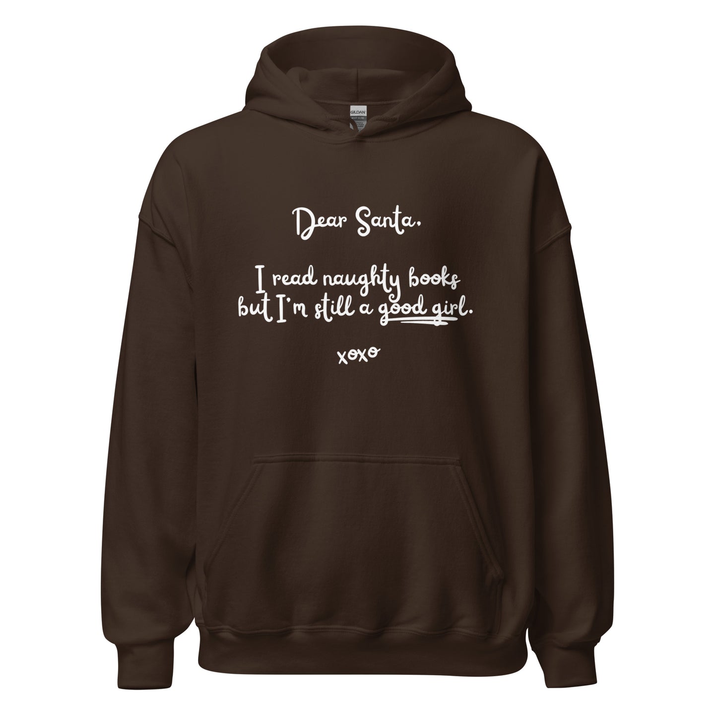 naughty books, good girl hoodie