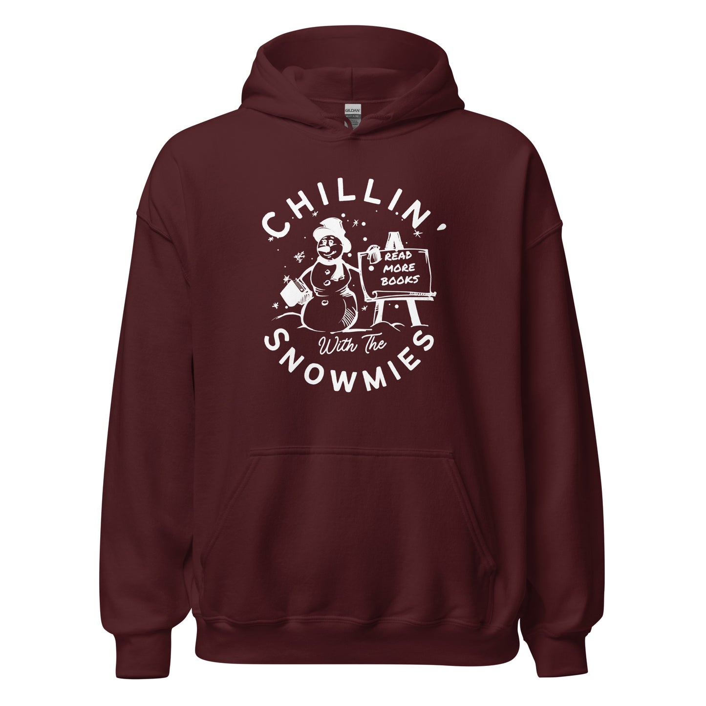 chillin with the snowmies hoodie (white)