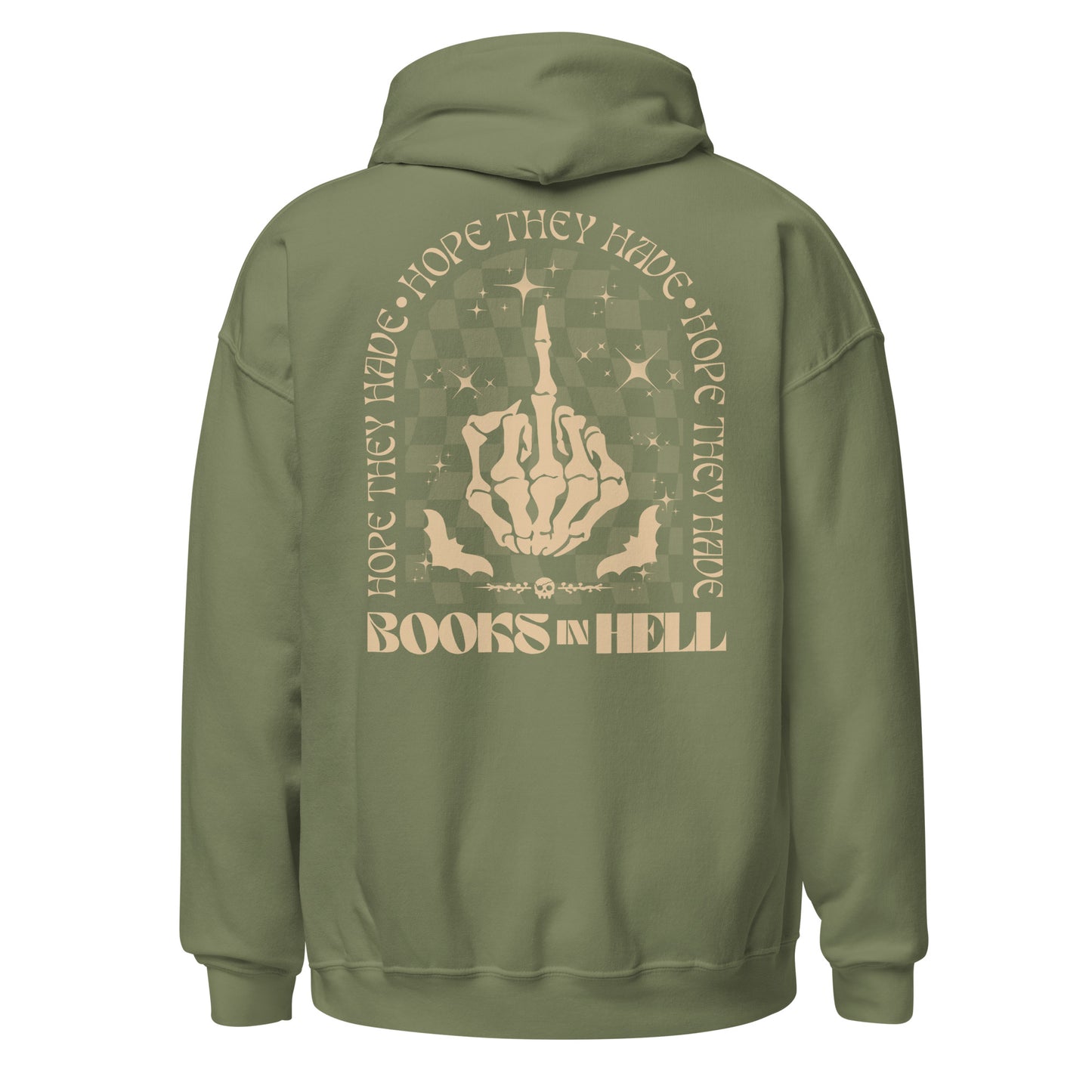 hope they have books in hell hoodie