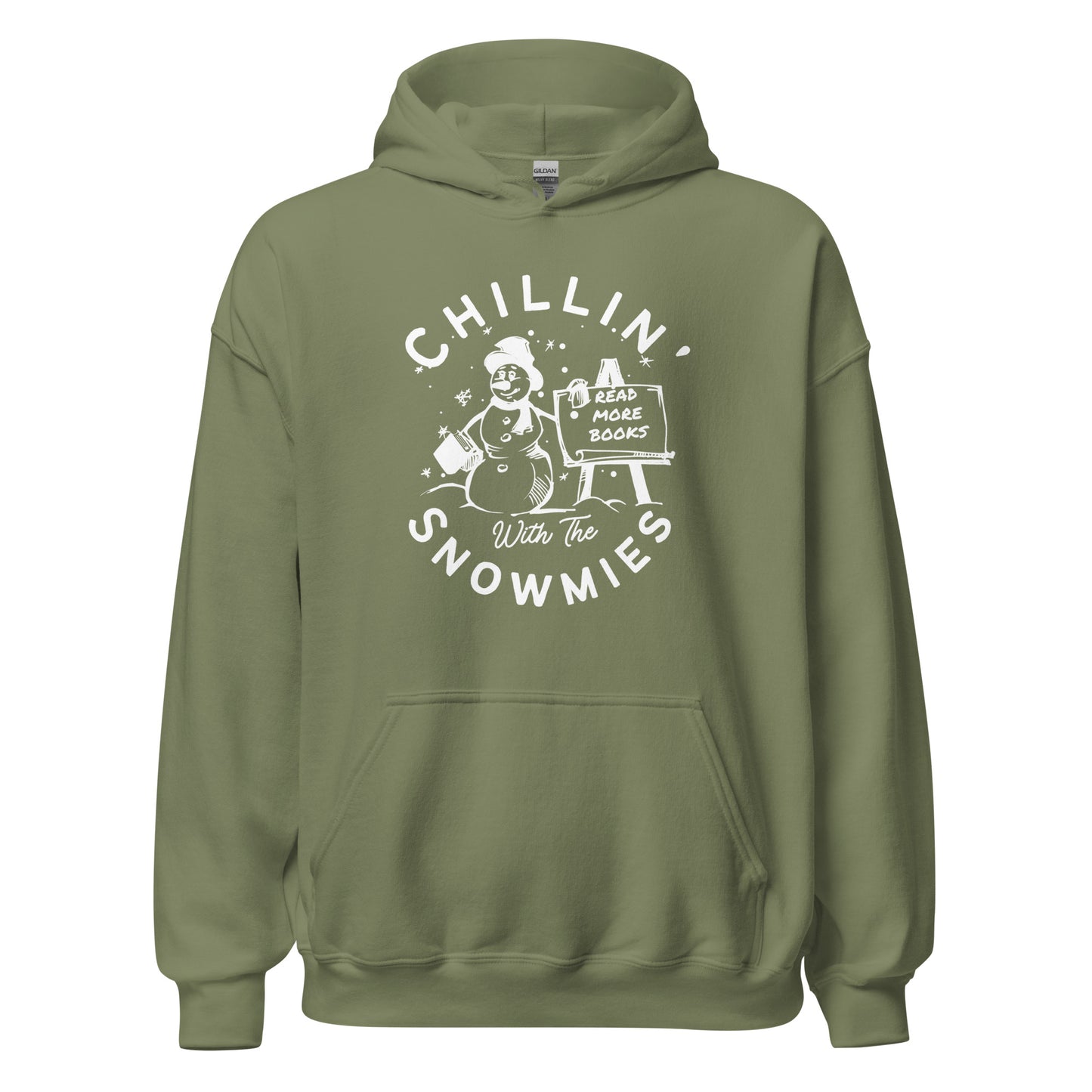 chillin with the snowmies hoodie (white)