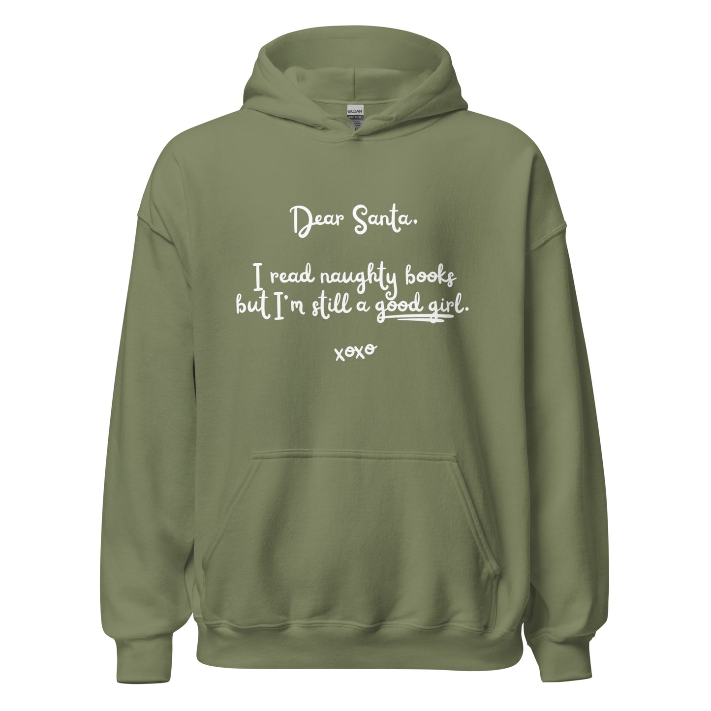 naughty books, good girl hoodie