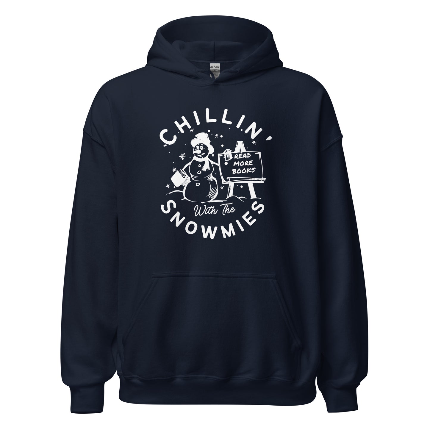 chillin with the snowmies hoodie (white)