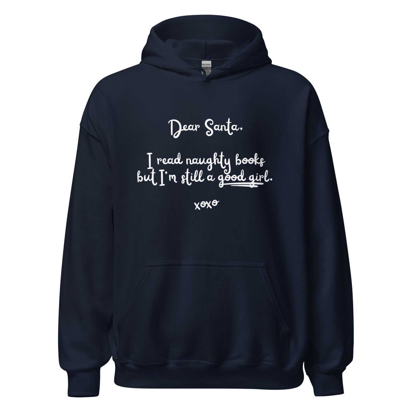 naughty books, good girl hoodie