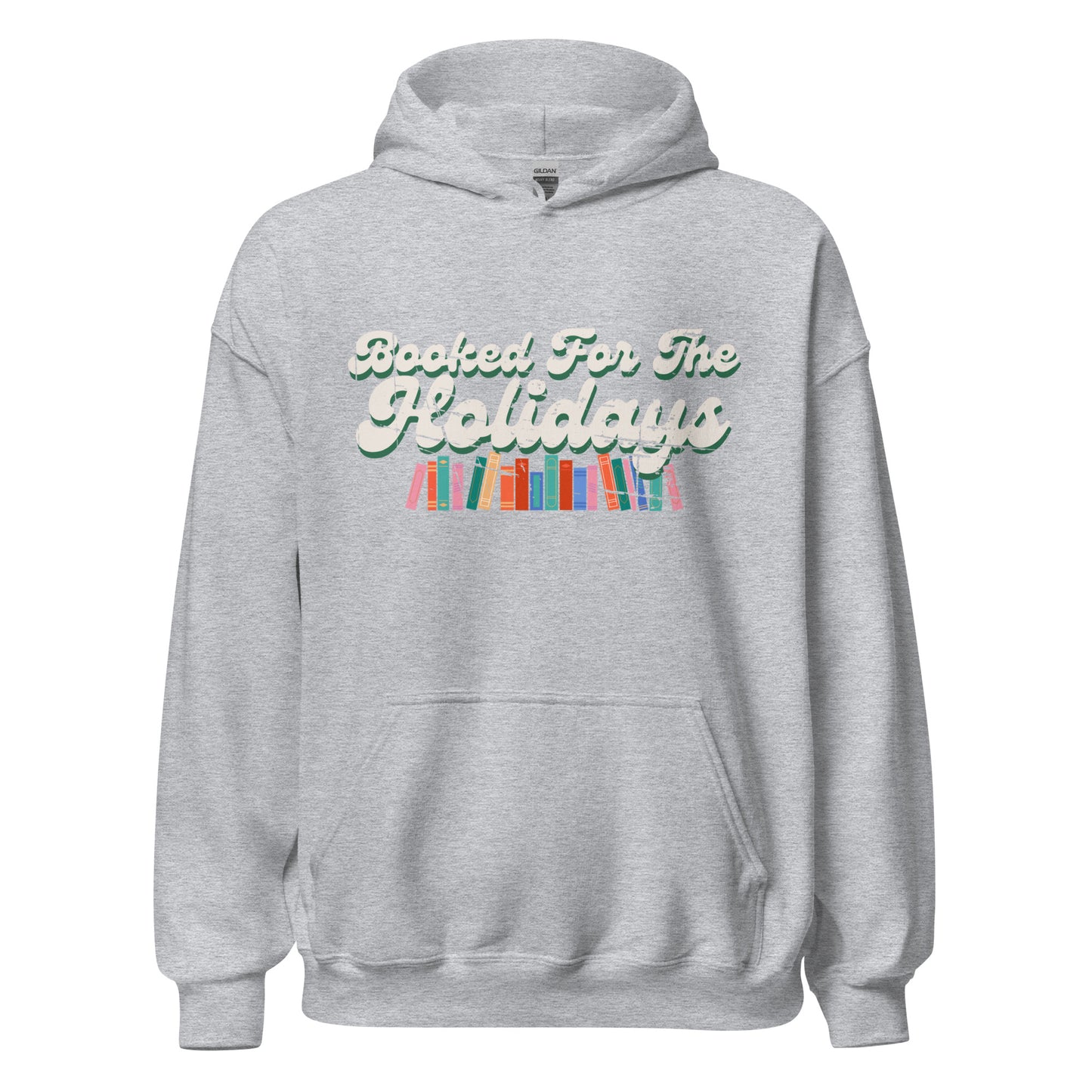 booked for the holidays hoodie