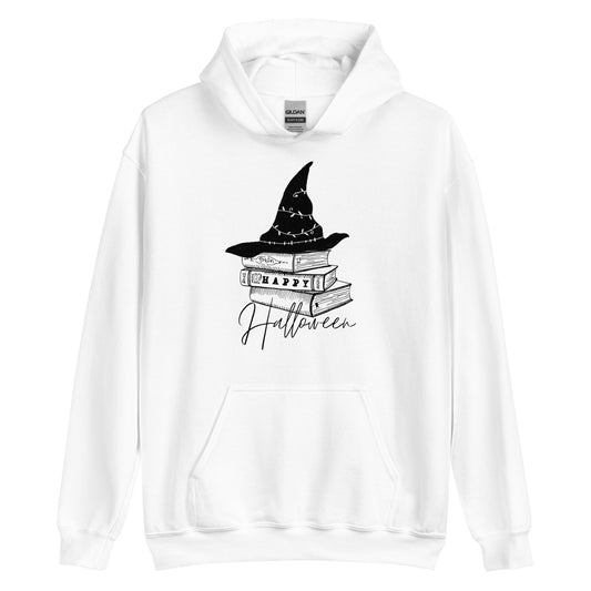 happy halloween books hoodie