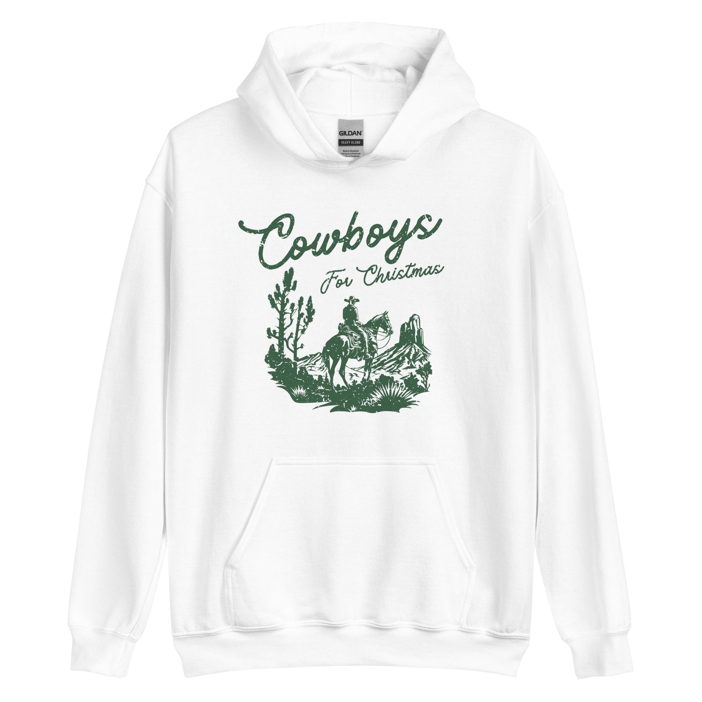 cowboys for christmas hoodie