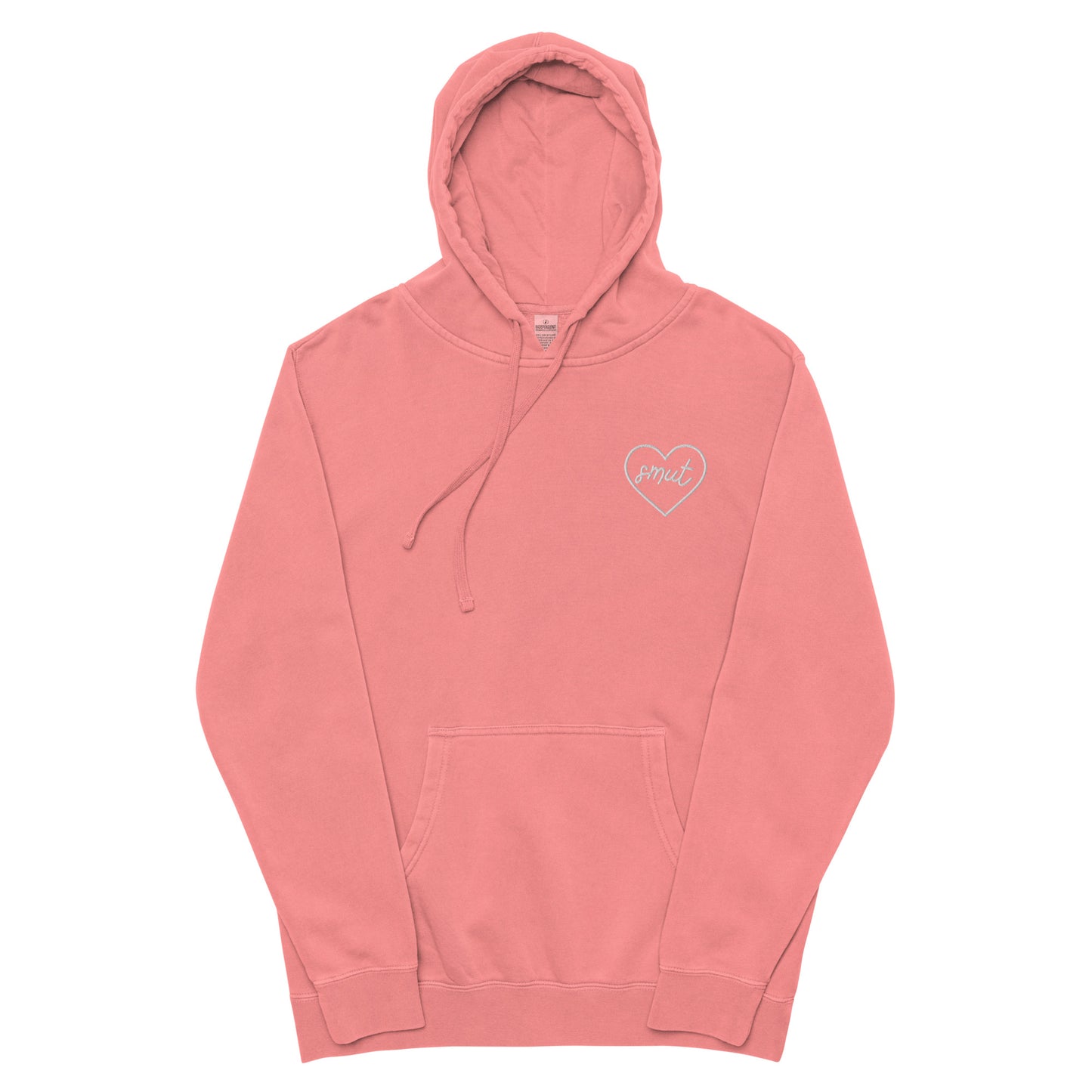 smut heart embroidered hoodie