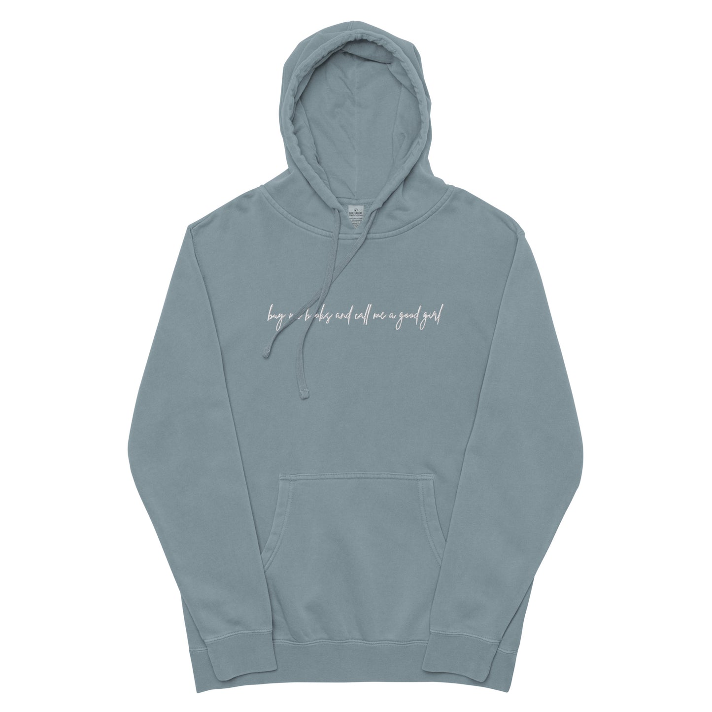 buy me books and call me a good girl embroidered hoodie