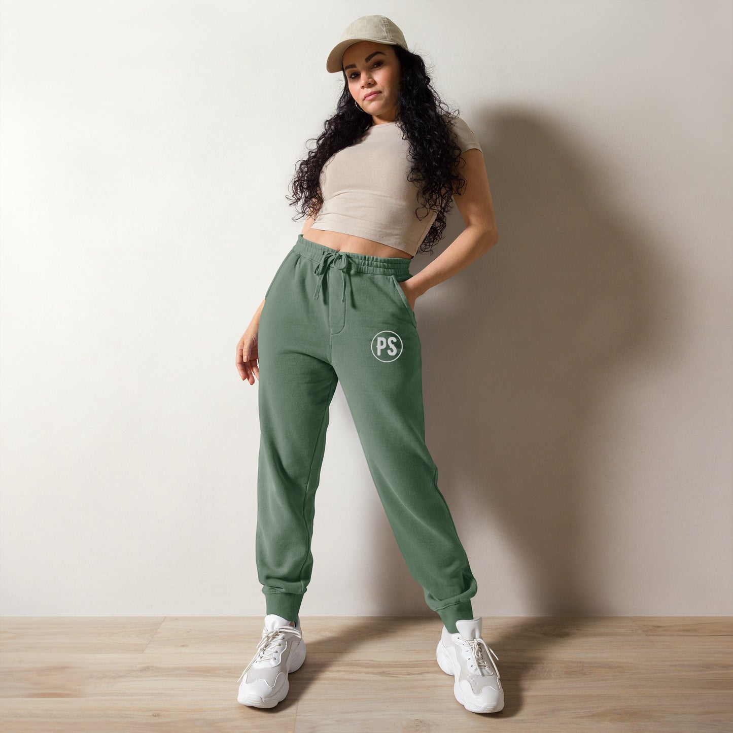 PS logo embroidered joggers