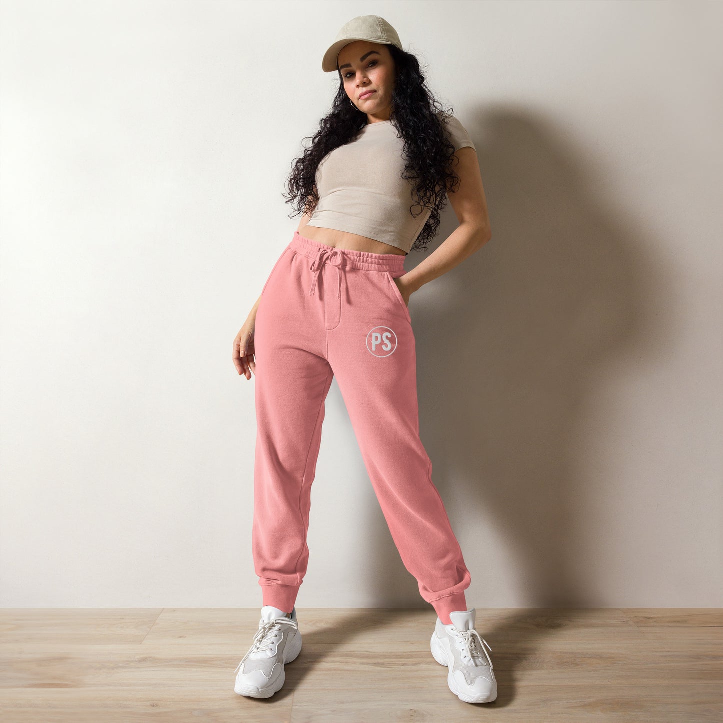 PS logo embroidered joggers