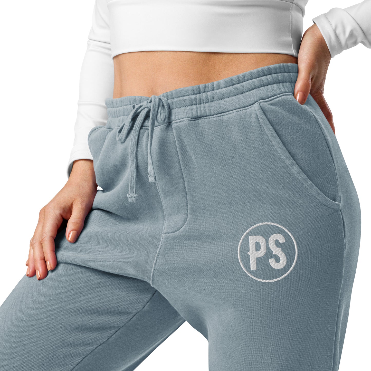 PS logo embroidered joggers