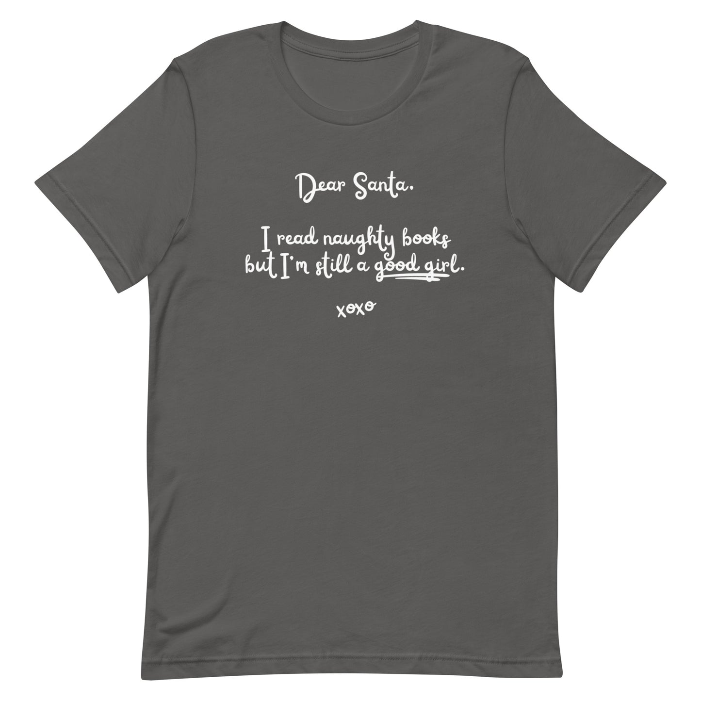 naughty books, good girl t-shirt