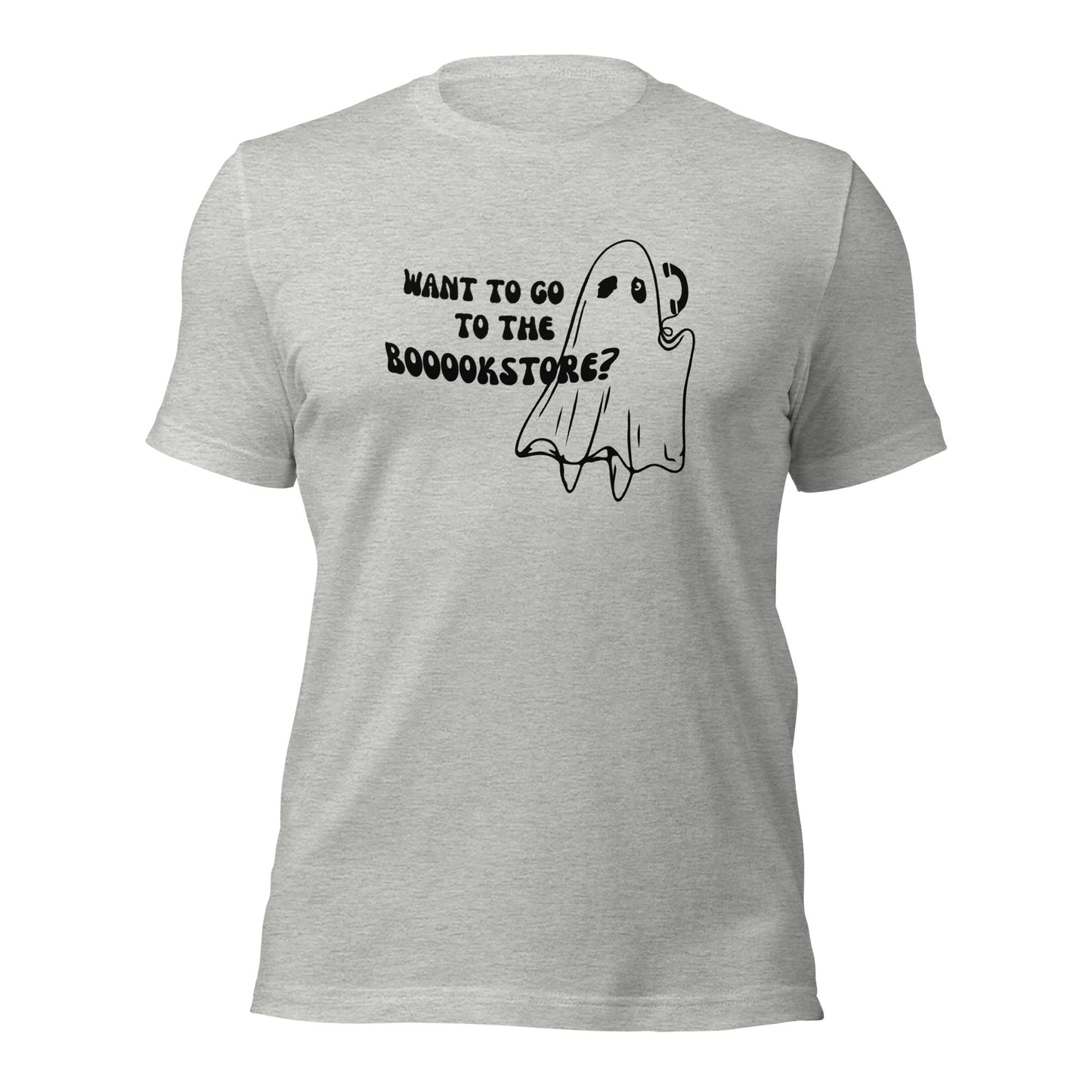 want to go to the booookstore? t-shirt (black)