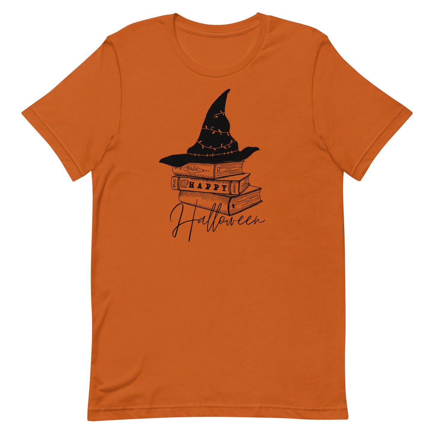 happy halloween books t-shirt