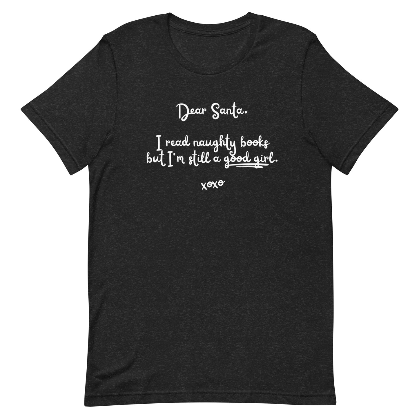 naughty books, good girl t-shirt