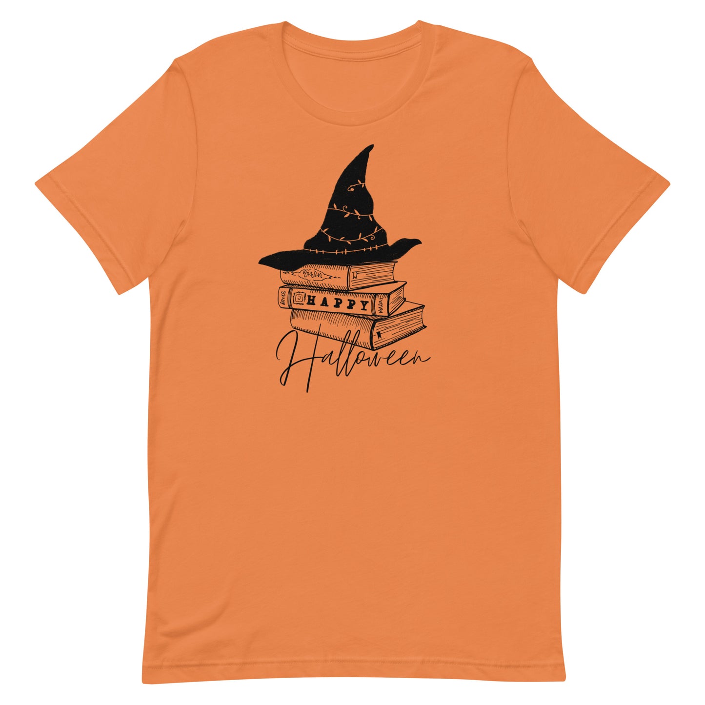 happy halloween books t-shirt