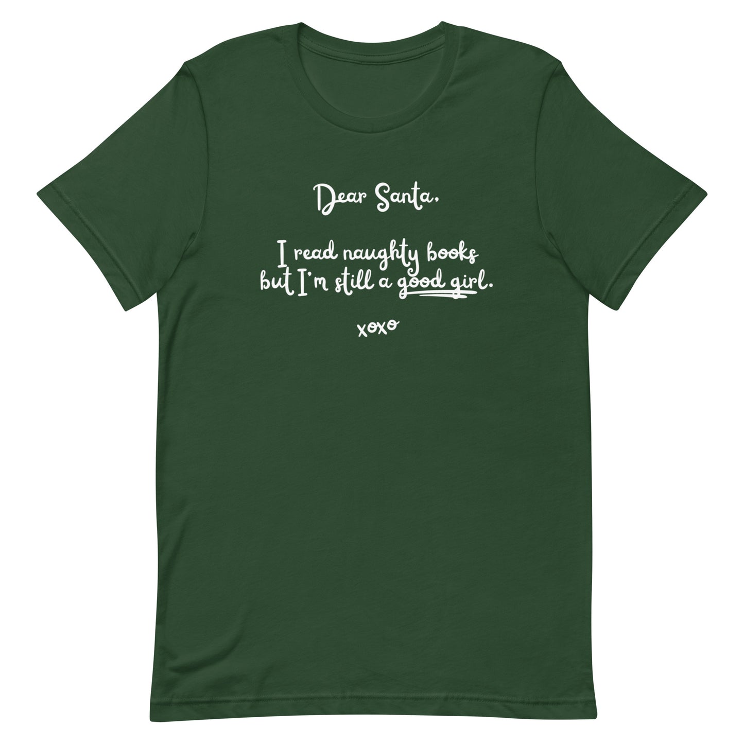 naughty books, good girl t-shirt