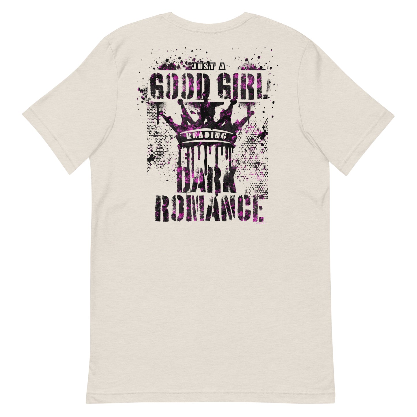 just a good girl reading dark romance t-shirt