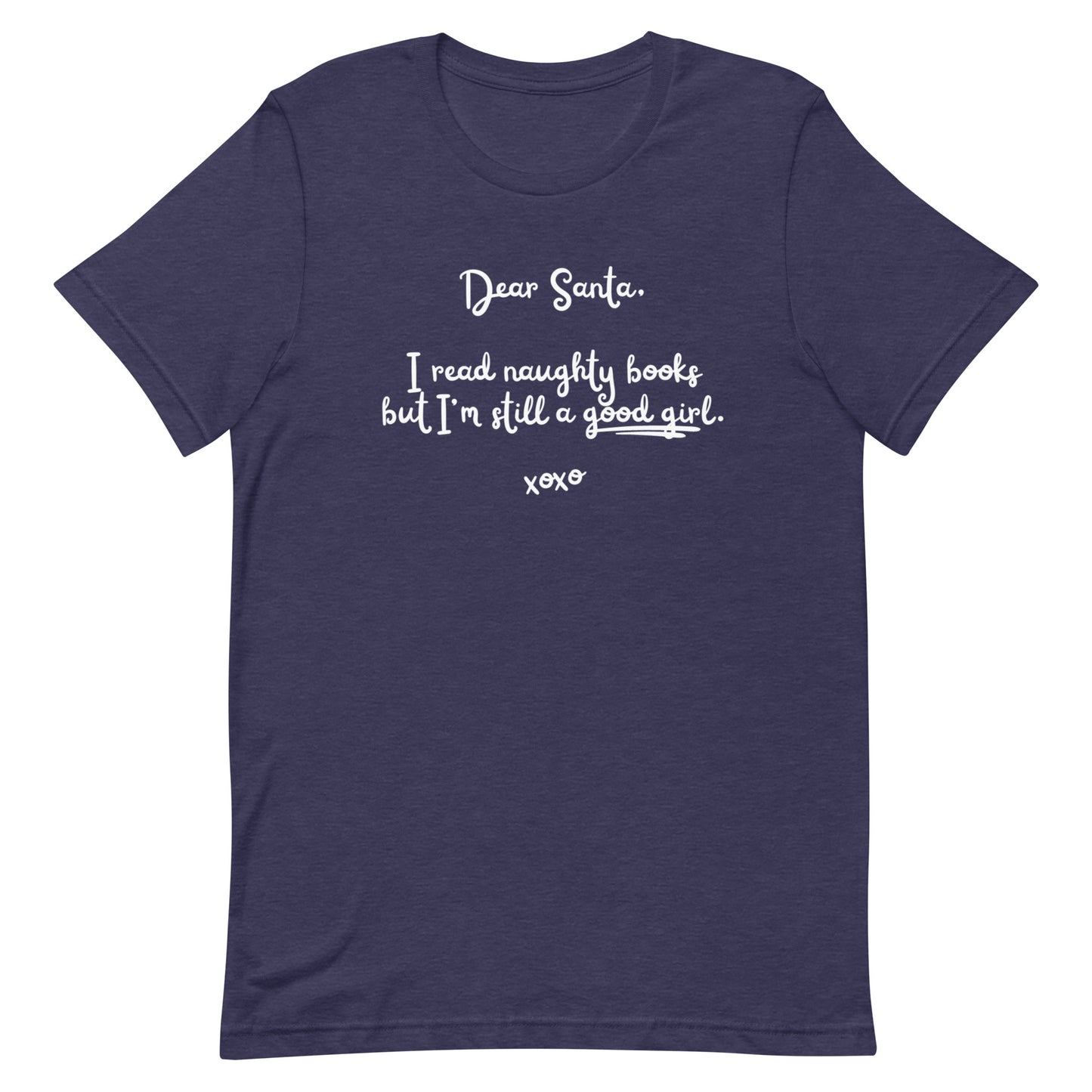 naughty books, good girl t-shirt