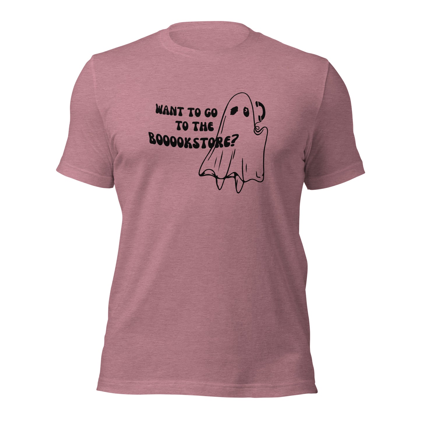 want to go to the booookstore? t-shirt (black)