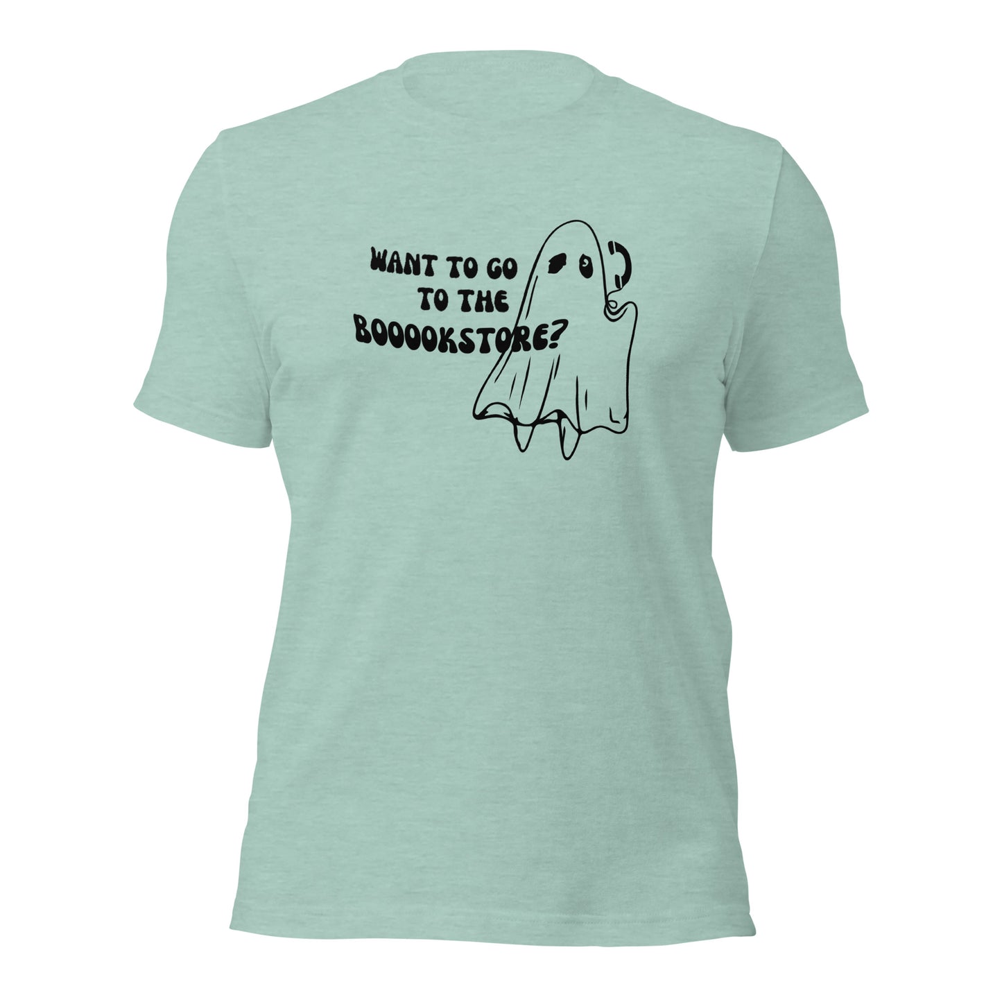 want to go to the booookstore? t-shirt (black)