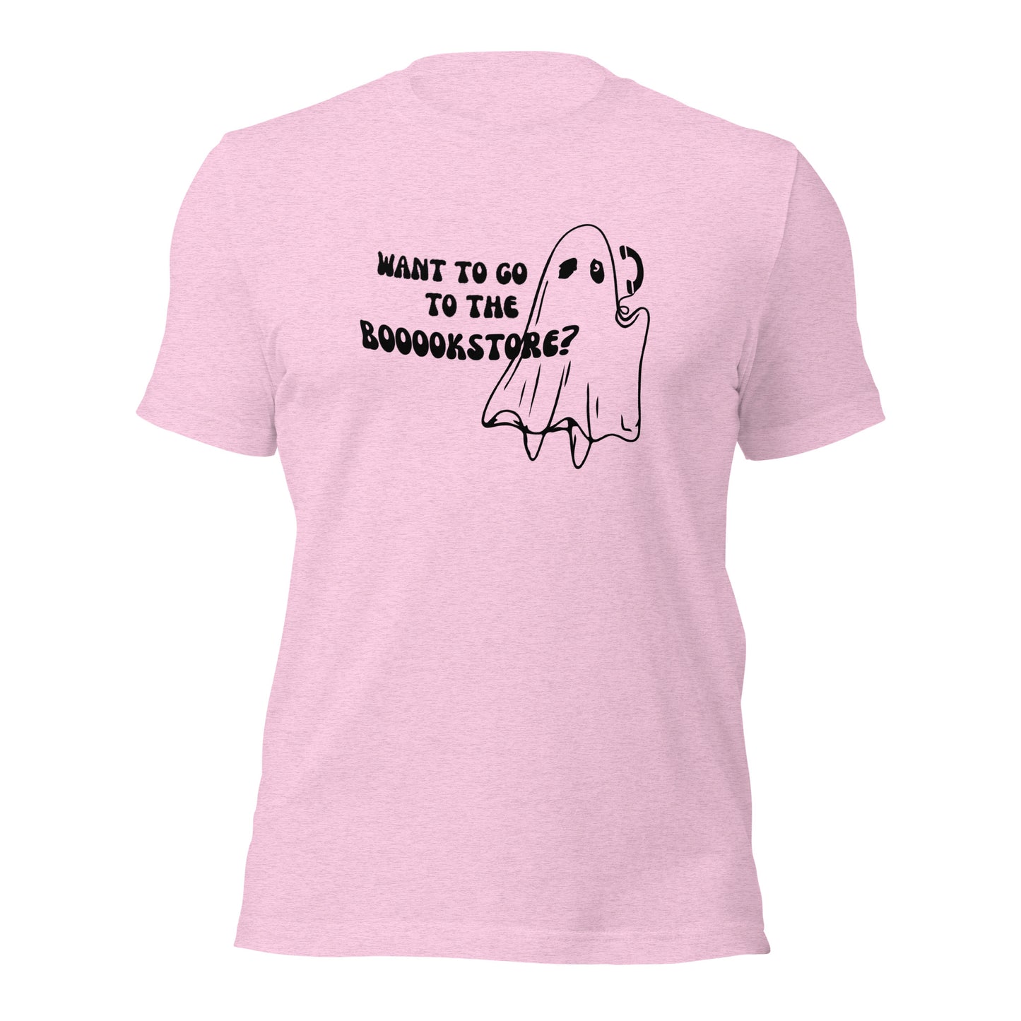 want to go to the booookstore? t-shirt (black)