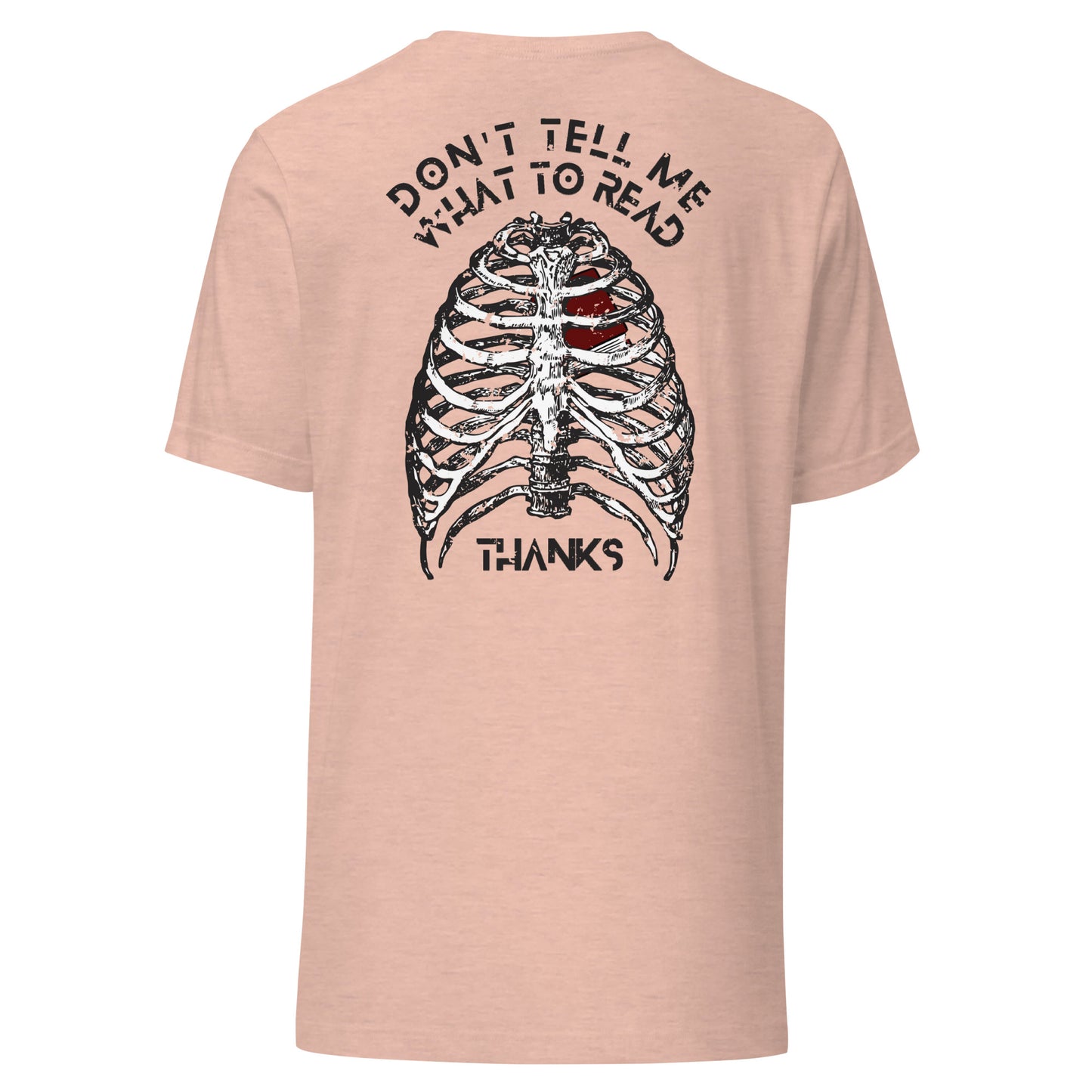 don't tell me what to read t-shirt