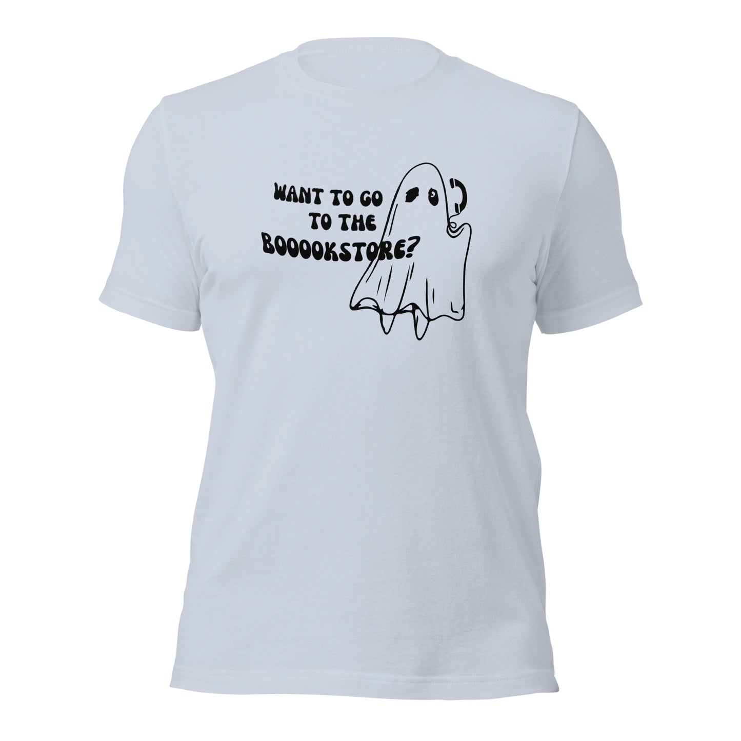 want to go to the booookstore? t-shirt (black)