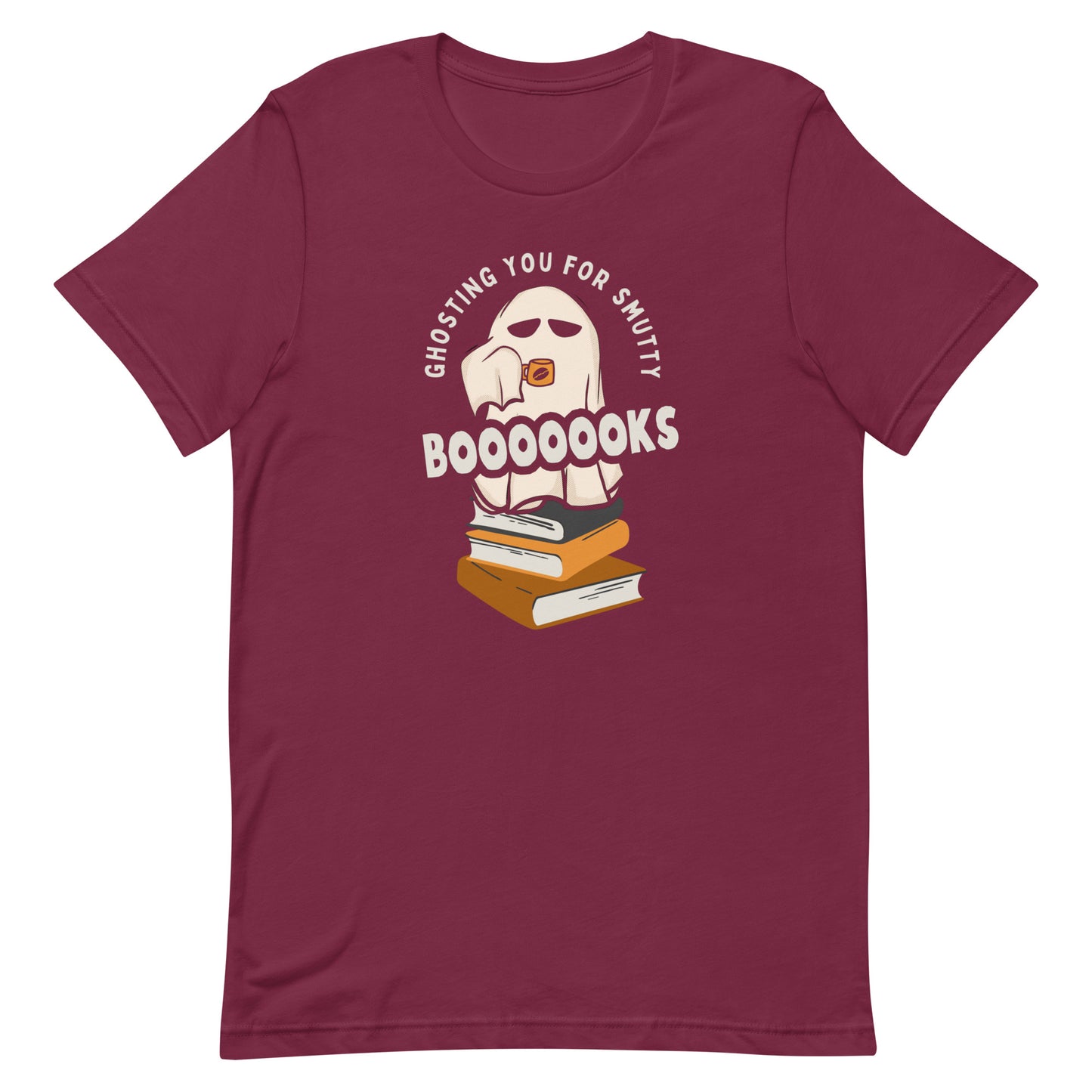 ghosting you for smutty booooks t-shirt