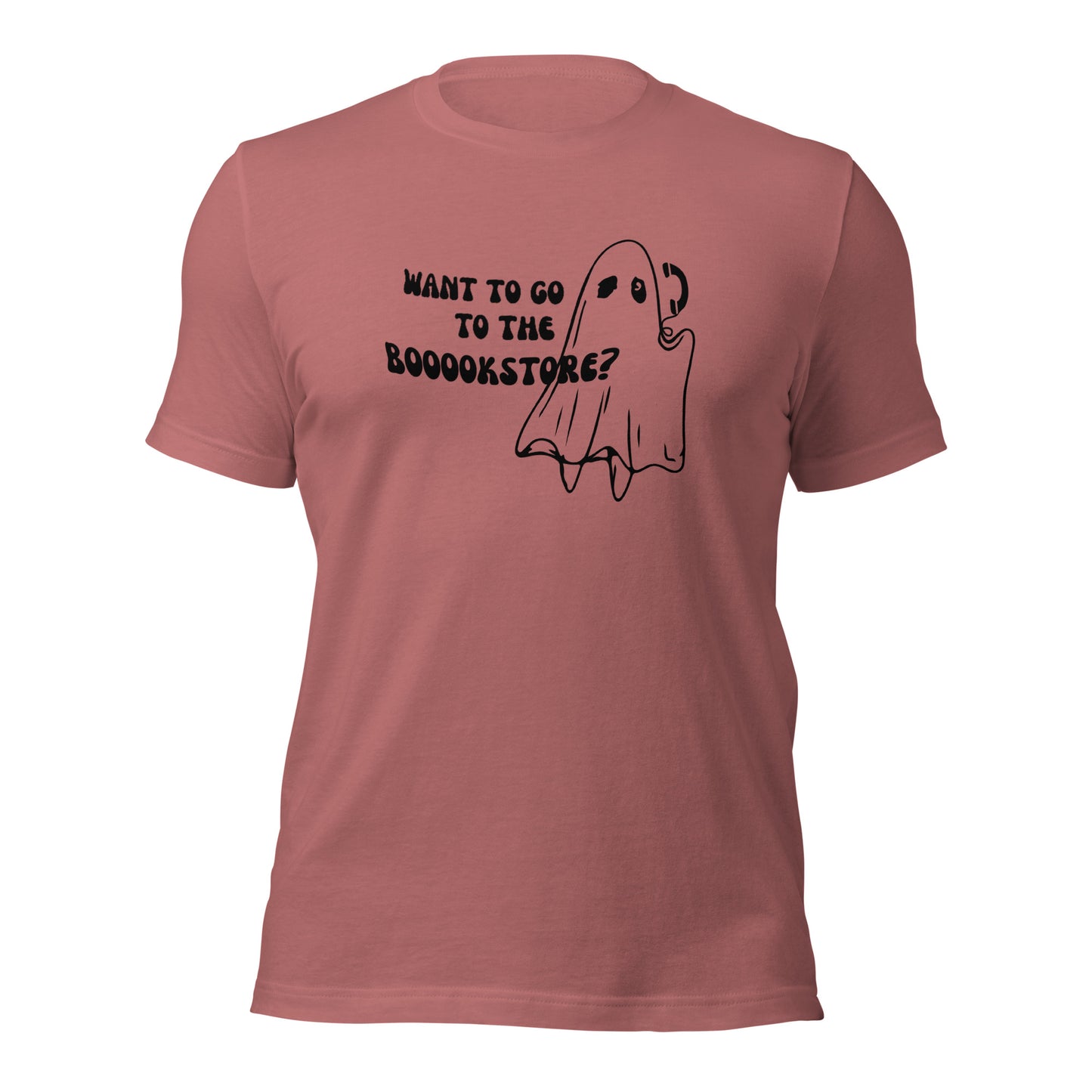 want to go to the booookstore? t-shirt (black)