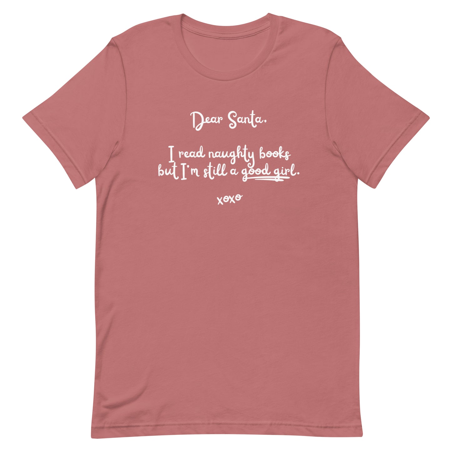 naughty books, good girl t-shirt