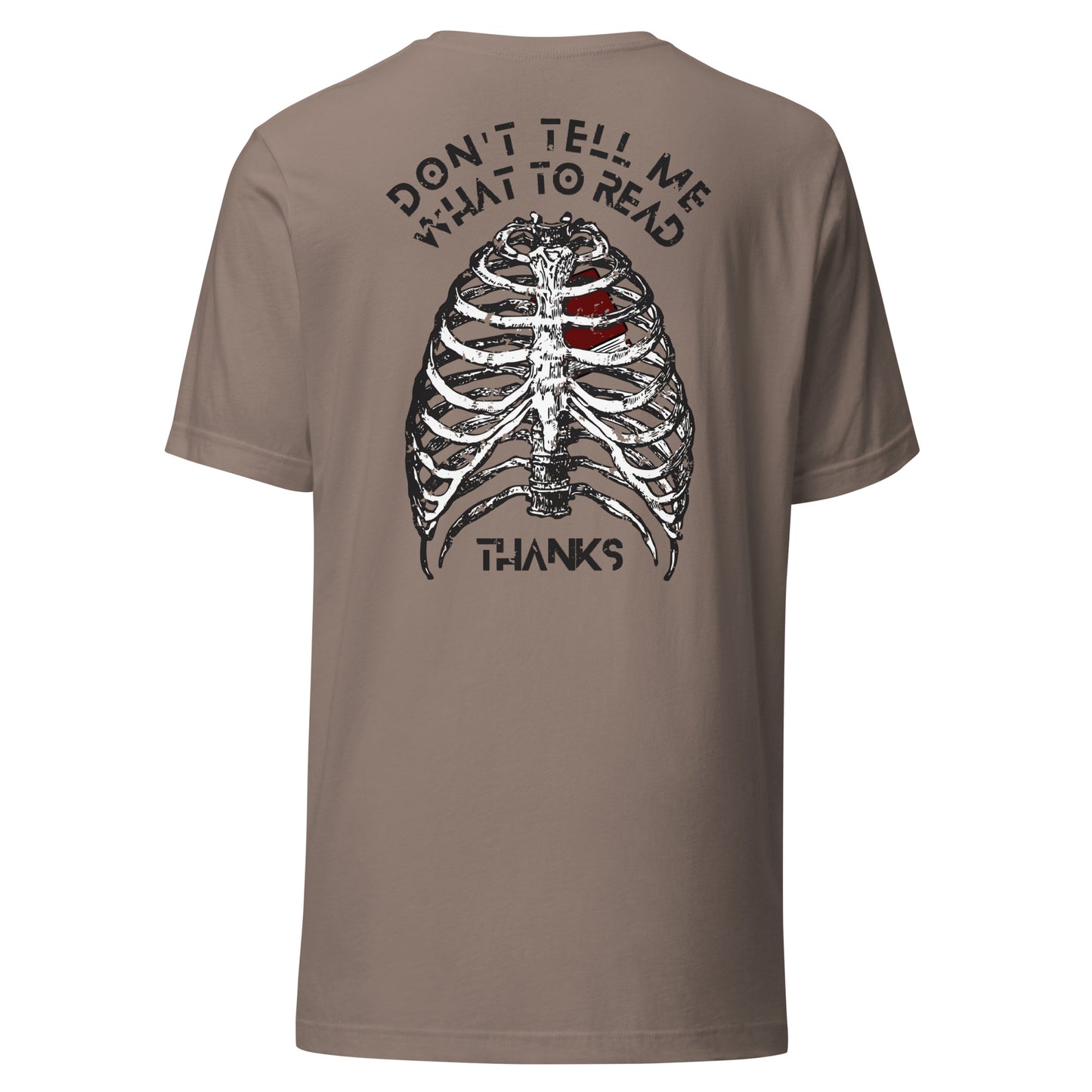 don't tell me what to read t-shirt
