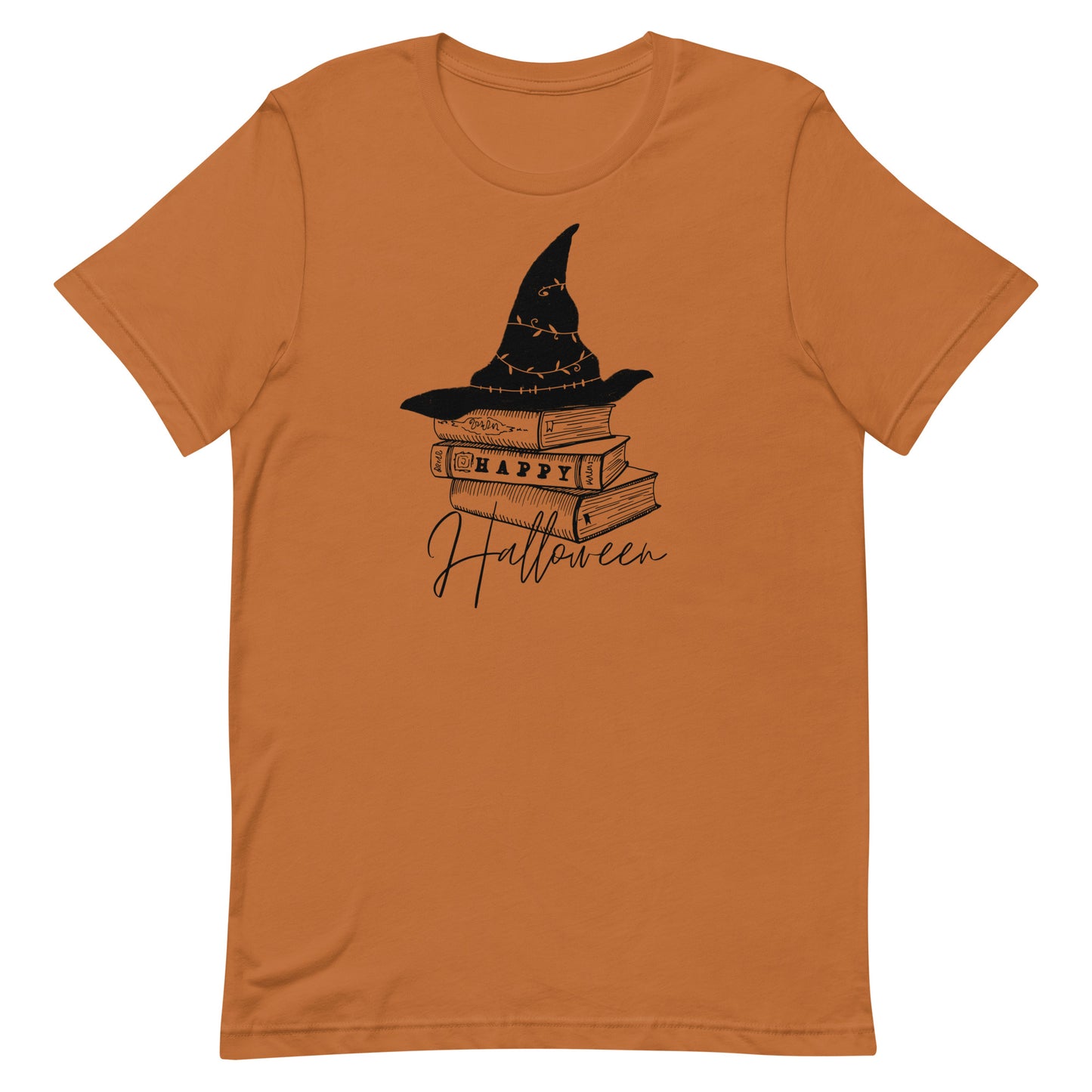 happy halloween books t-shirt