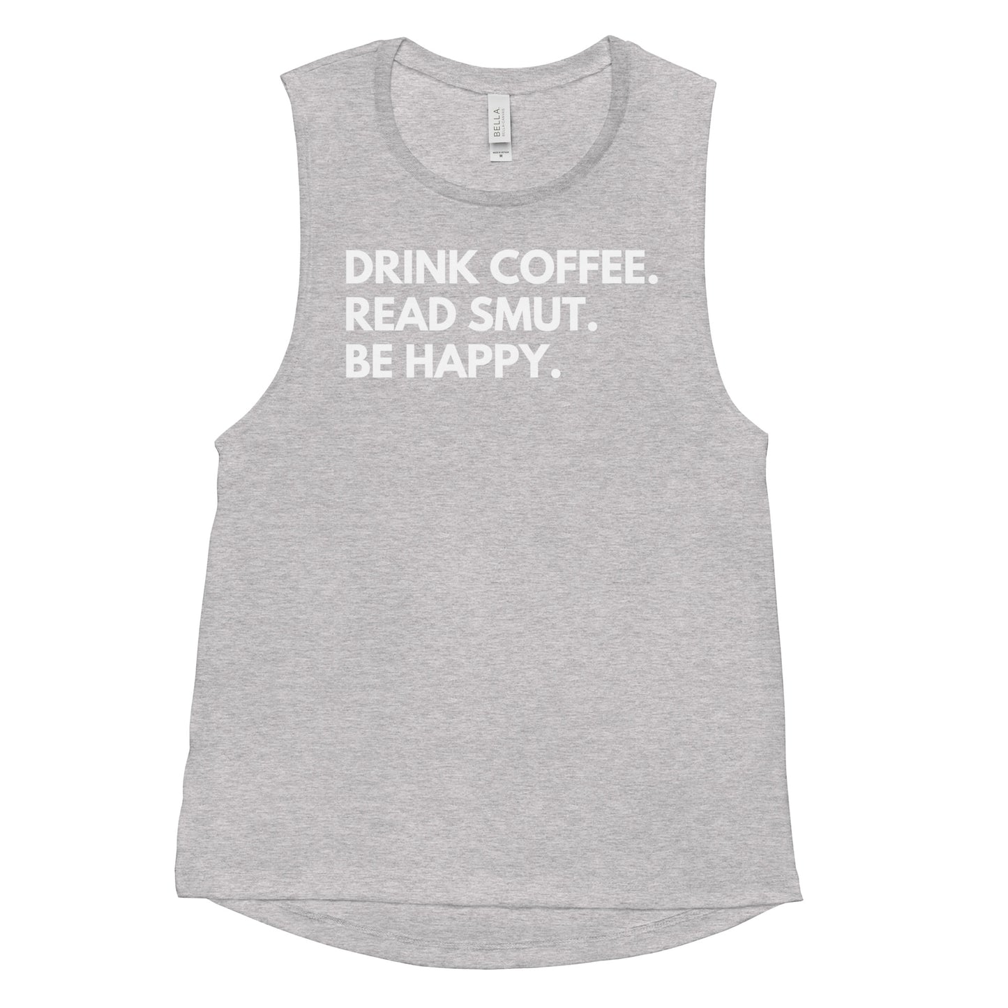 drink coffee muscle tank