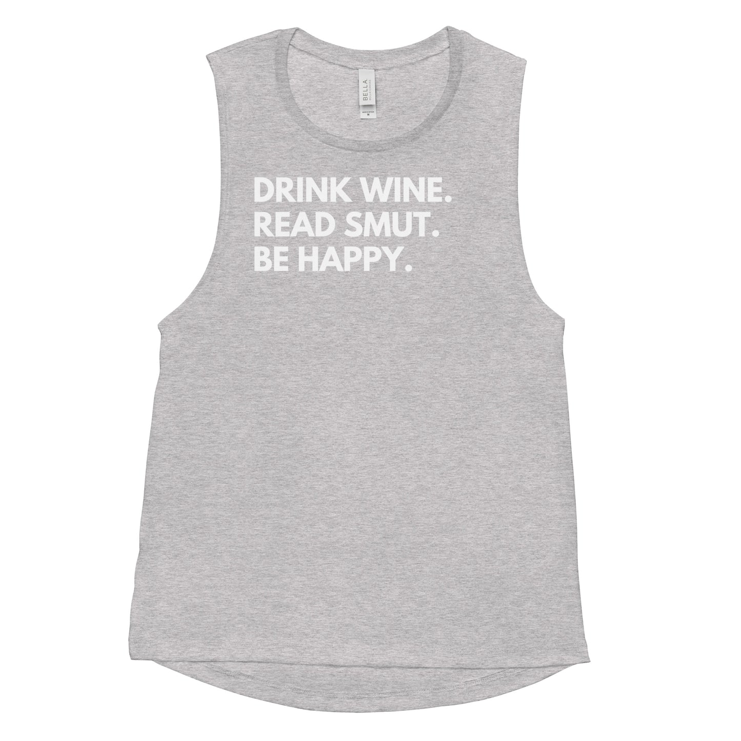 drink wine muscle tank