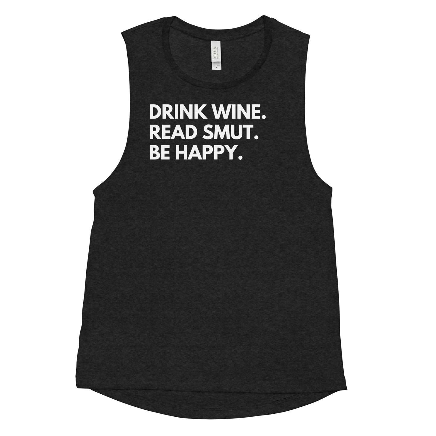 drink wine muscle tank