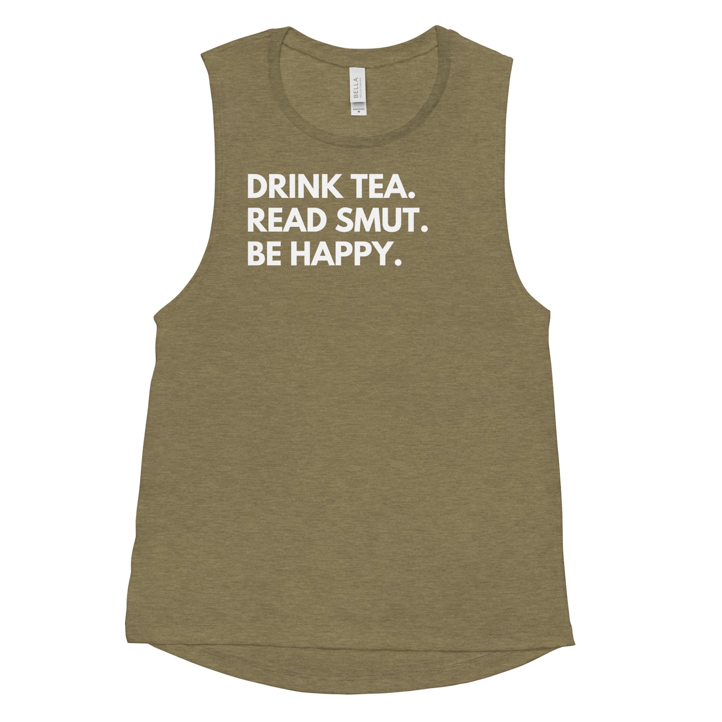 drink tea muscle tank
