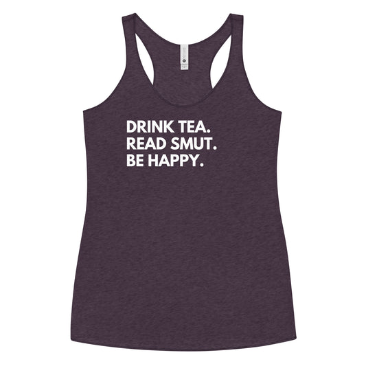 drink tea racerback tank