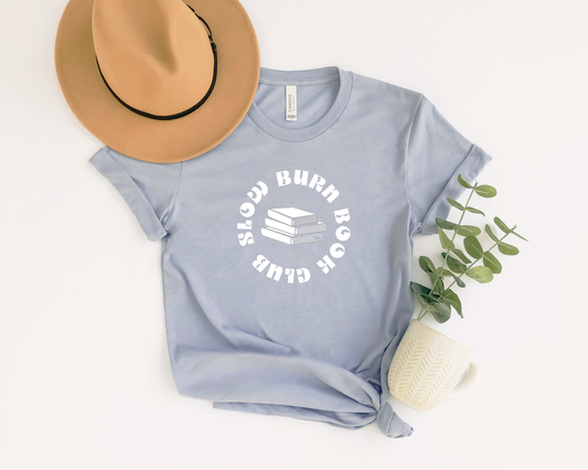 slow burn book club t-shirt