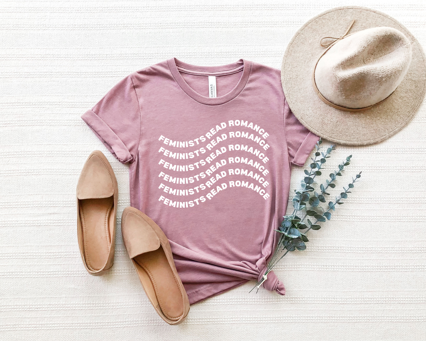 feminists read romance t-shirt