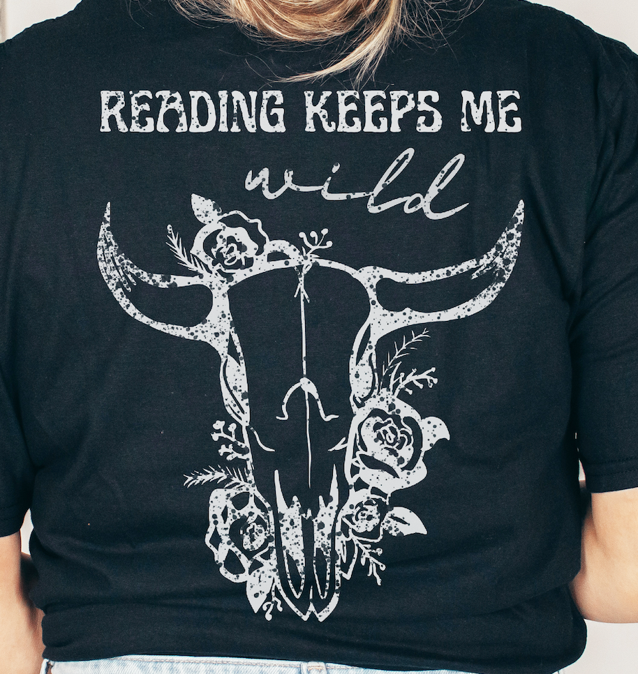 reading keeps me wild t-shirt