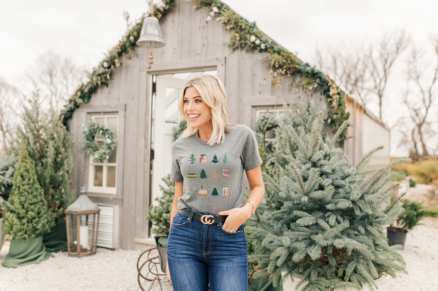 trees & books t-shirt