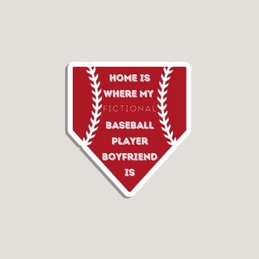 fictional baseball player boyfriend sticker