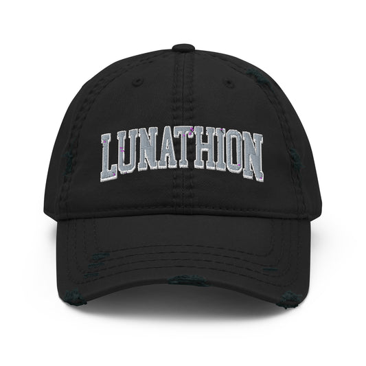 lunathion distressed dad hat