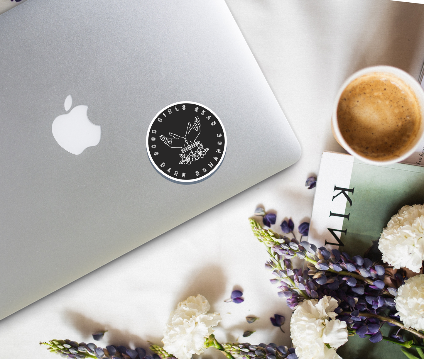 good girls read dark romance sticker