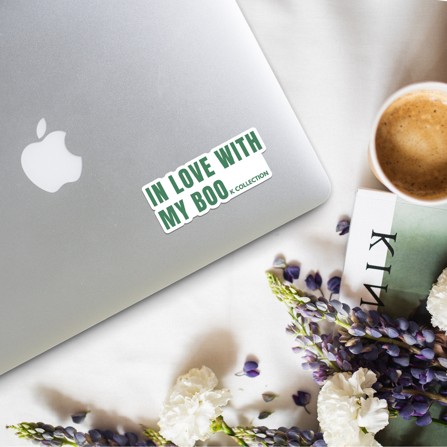 in love with my book collection sticker