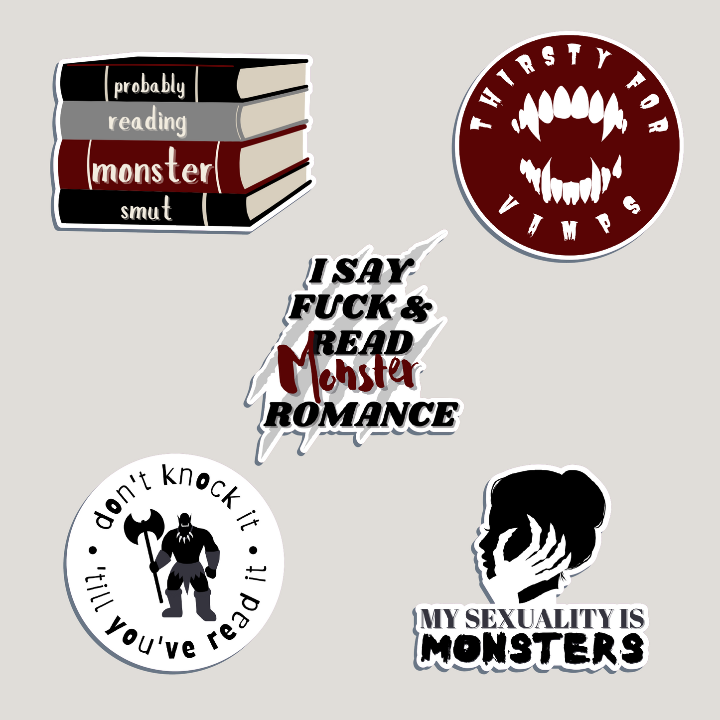 monster sticker bundle