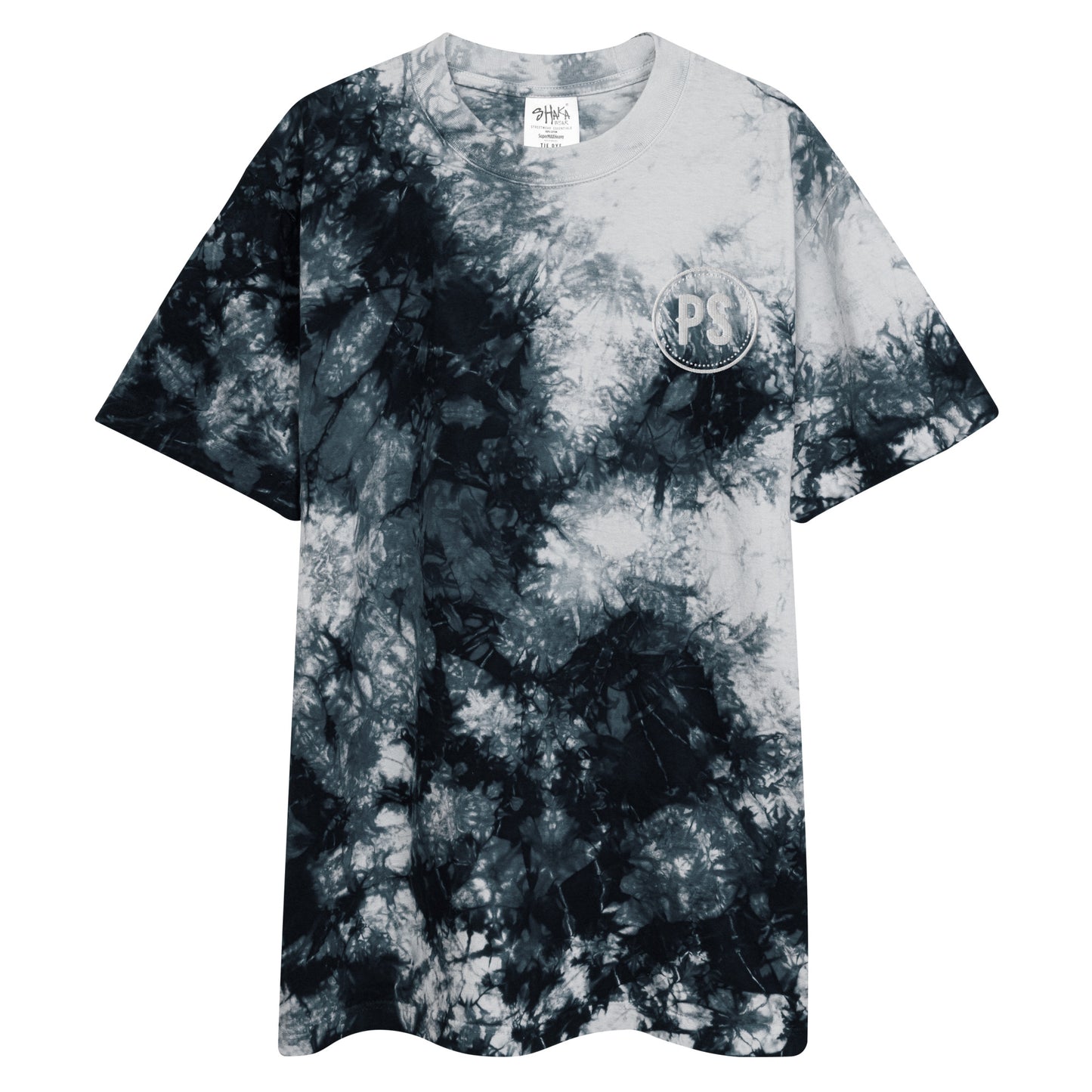 PS logo oversized tie-dye t-shirt