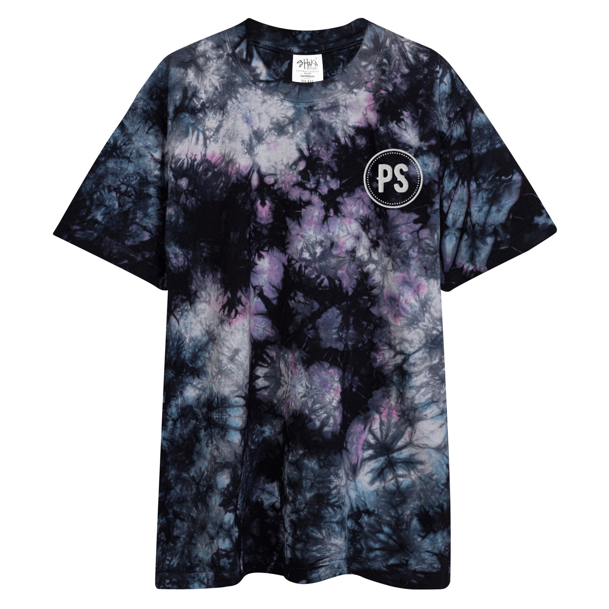 Spray Dyed Multi Logo Print Loose Fit T-shirt